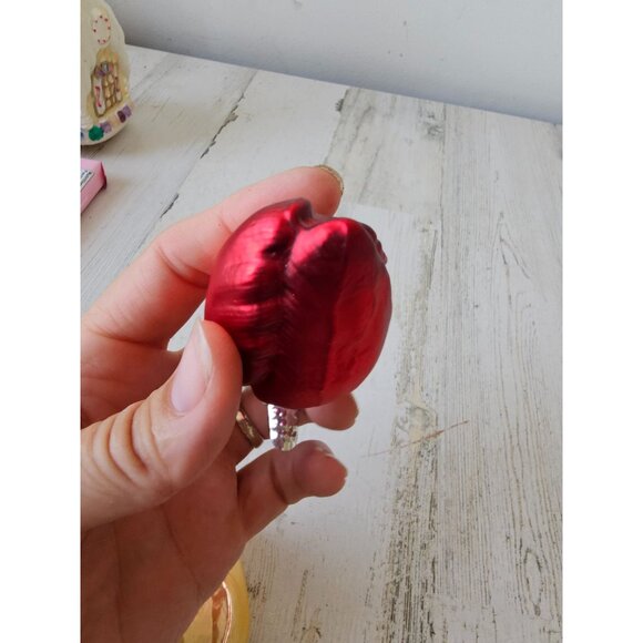 Owc ? Glass clip Rose vintage ornament tulip flowers Xmas tree - Picture 6 of 11